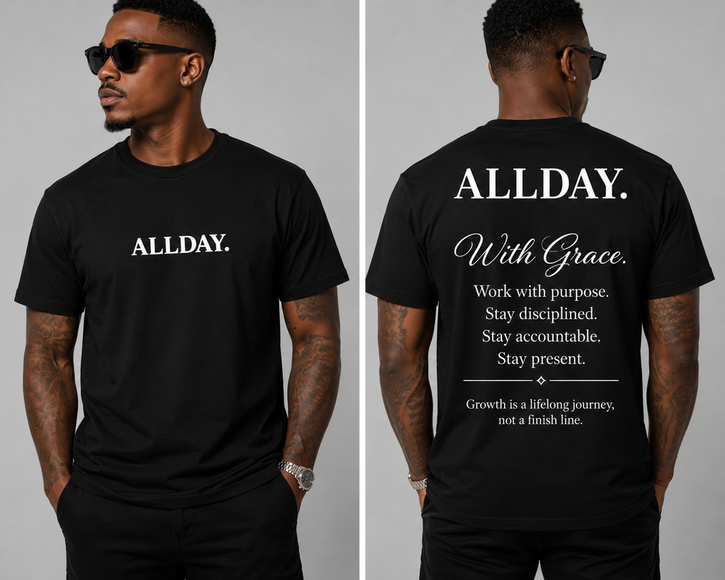 The With Grace. Tee - Classic Black